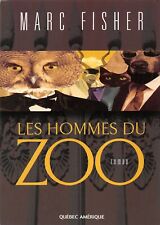 Les Hommes du Zoo Roman by Marc Fisher French Book Ad Promo Postcard picture