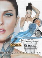 MAYBELLINE Cosmetics 1-Page PRINT AD 2012 BEAUTIFUL WOMAN face ERIN WASSON picture