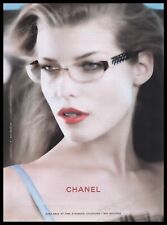 Chanel Eyewear Glasses 2000s Print Advertisement Ad 2004 Sexy Model picture