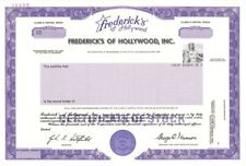 Frederick's of Hollywood, Inc. - Specimen Stocks and Bonds - Specimen Stocks & B picture