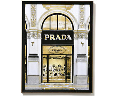 Francfranc PRADA Store Art Board A  Retro Modern Iconic Monochrome  JAPAN NEW picture