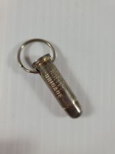 Vintage - America's NRA Silver Bullet Brigade - Charlton Heston Keychain Fob picture