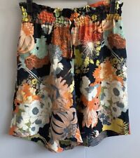 dries van noten printed floral high wasit shorts size 34 picture