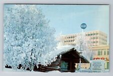 Anchorage AK-Alaska, Winter Scene, Antique, Vintage c1970 Souvenir Postcard picture