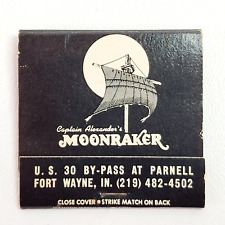 Vintage Captain Alexander's Moonraker Restuarant Fort Wayne, IN Matchbook picture