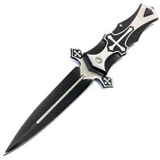 Tactical CELTIC CROSS Spring Open Assisted Folding STILETTO Pocket Knife NEW picture