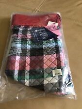 Vera Bradley Quilted Stocking Ribbons Red. NWT Retail $35.00 picture