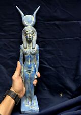 ANCIENT EGYPTIAN ANTIQUES Hathor Statue Goddess of Sensuality Pharaonic Rare BC picture