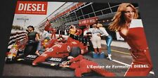 1995 Print Ad Heels Fashion Style Lady Long Legs Sexy Diesel Jeans Race Car Art picture