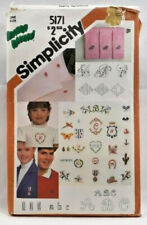 1981 Simplicity Sewing Pattern 5171 Embroidery Transfers Clothing Linens 7993 picture