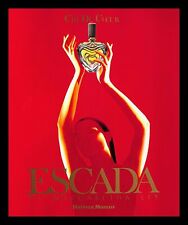 1990 Escada Perfume By Margaretha Ley Vintage PRINT AD Red Gold Neiman Marcus  picture