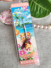 Sanrio Hello Kitty Hawaii Charm Phone Strap Tanned Skin Dancing Guam Saipan 2009 picture