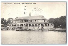 1909 The Casino Excelsior Exterior Lake Minnetonka Minnesota MN Posted Postcard picture