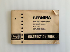 Bernina 530-2 Record sewing machine instruction manual vintage original picture