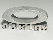 NEW AUTHENTIC OAKLEY SOLID X METAL DISPLAY CASE TOPPER STORE BLOCK 7 INCHES LONG picture