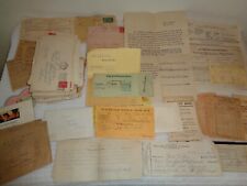 Chicago Antique Ephemera Letters Lot 1922-1932 Papers Photo Negatives Dried Rose picture