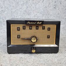Packard Bell Tube Radio Model 5RI AM Mini Black Vintage 1940s Not Working picture