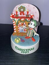 1992 Disney Christmas Collectible Figurine (only 5000 Produced) picture