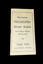 1952-53 Philadelphia Street guide vintage 1950s booklet picture