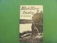 Vintage Black River Country of Wisconsin - Travel Booklet. picture