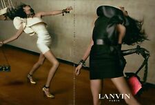 LANVIN Footwear Magazine Print Ad Advert  long legs high heels shoes 2010 picture
