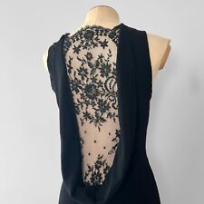 ALEXANDER MCQUEEN New Lace Back Dress 2010, lined $2390, sz Medium picture