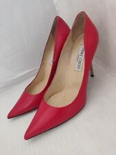 Jimmy Choo Red Pointed Heels sz 38 picture