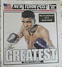 Muhammad Ali Dead New York Post June 4 2016 picture