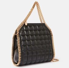 STELLA MCCARTNEY Falabella Square-Quilted Chain Mini Tote Bag 3 Colors Outlet picture