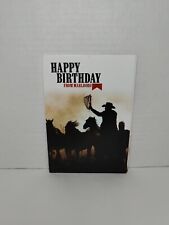 Happy Birthday From Marlboro PROMOTIONAL CARD + WOOD BOTTLE OPENER 2017 NEW RARE picture