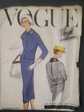 RARE Vintage 1957 VOGUE COUTURIER DESIGN No. 965 by Fabiana of Italy UNCUT picture