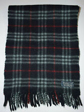Burberry Scarf Classic Nova Check Lambswool in Blue and Red Color Unisex picture
