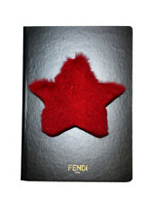 Fendi NIB Monster Fur Star Stationary Notebook Diary Authentic picture
