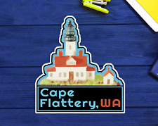 Cape Flattery Washington Decal Sticker 3.5