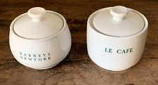 2 Barneys New York Le Cafe Porcelain Sugar Bowls - Made in Germany picture