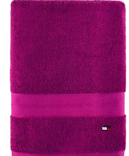 TOMMY HILFIGER Raspberry Modern American Solid Cotton Hand Towel, 16