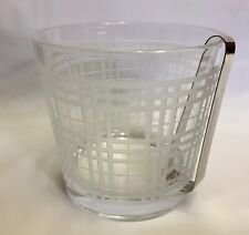 Burberry Crystal Ice Bucket and Silver Metal Tongs picture