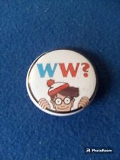Where's Waldo Button Rare picture