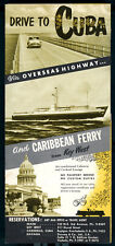 WD3 1950's  Drive to Cuba overseas Highway Caribbean Ferry Key West 5871a picture