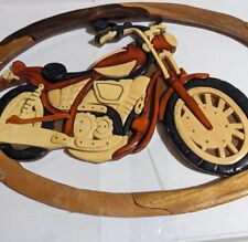 Motorcycle Wall Art Wooden 15