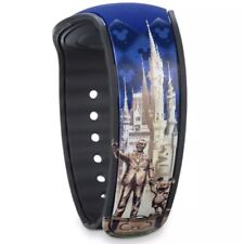 Disney 50th Anniversary Castle Walt & Mickey Navy Blue Magicband Unlinked - NEW picture