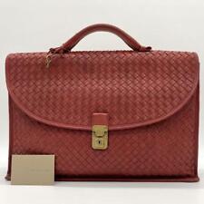 BOTTEGA VENETA business bag red leather from japan picture
