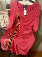 Roberto Cavalli dress size 42 NWT long sleeve Authentic picture