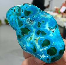 180G Natural Malachite rysocolla transparent cluster rough mineral sample picture