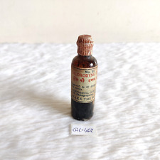 Vintage Partabmull Gobindram Medicine Glass Bottle Unused Old Collectible GL462 picture