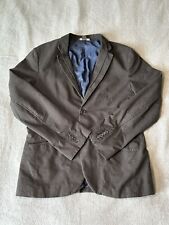 Armani Exchange Suit Jacket Mens 42 Reg Blazer Sport coat Geometric Plaid Stripe picture