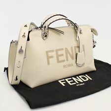 Used Fendi By The Way Medium Leather 8Bl146 Ac9L F0C88 White Rank A Us-2 2Way picture