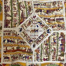 HERMES Scarf Carres 90 Silk 100 battle of hastings 90cm picture
