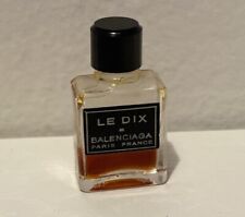 Vintage 1940's Balenciaga Le Dix Perfume France Miniature picture