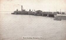 Vintage Postcard Scene Of Ferry Landing At Pier Pennsgrove New Jersey NY picture